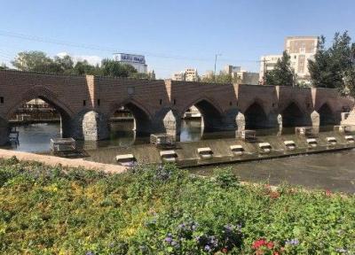 پل تاریخی هفت چشمه در اردبیل مشخص حریم شد