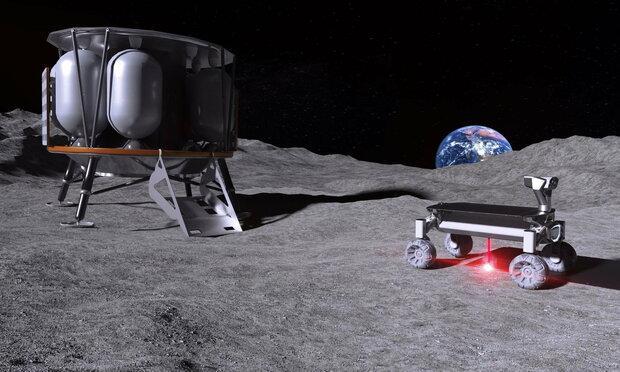 محققان آلمانی گرد و غبار ماه را ذوب می نمایند