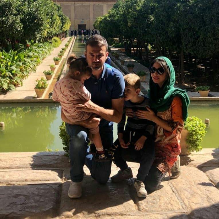 استراماچونی و همسرش در شیراز (عکس)