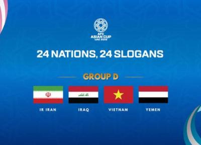 شعار تیم ملی فوتبال ایران در جام ملت های آسیا را انتخاب کنید