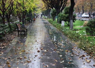 ورودسامانه بارشی به تهران ، زمان بارندگی در پایتخت