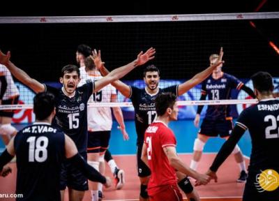 ترکیب والیبال ایران مقابل صربستان
