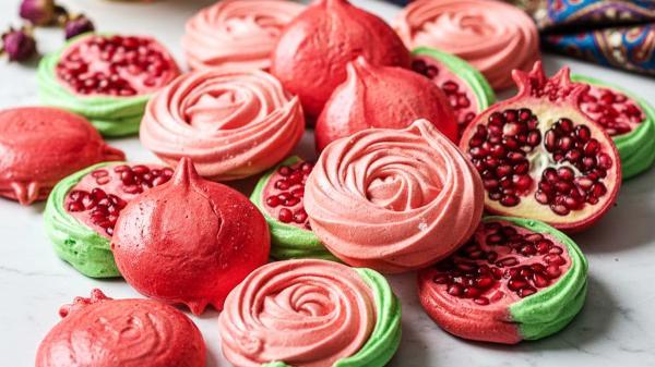 طرز تهیه مرنگ یلدایی، ساده ترین دسر یلدایی